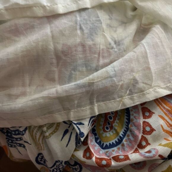 House of Harlow 1960 Molly Ivory Maxi Dress Boho Prairie Printed Women’s Small - Picture 9 of 10